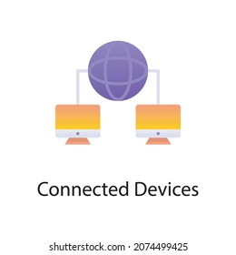 Connected Devices vector Gradient  Icon Design illustration. Activities Symbol on White background EPS 10 File