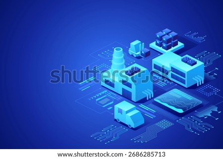 Connected factory in smart manufacturing links machines, sensors, and systems through IoT, enabling real-time data exchange, seamless operations, and enhanced industrial efficiency