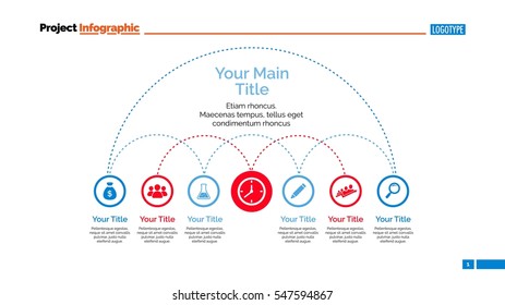 Connected Options Diagram Slide Template