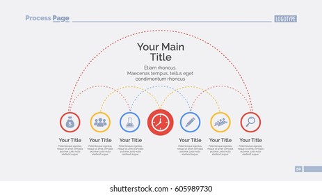 Connected Options Diagram Slide Template