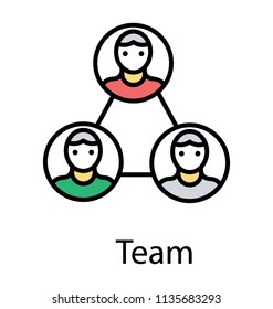 
Connected people in network, business networking group 
