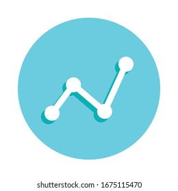 Connected points badge icon. Simple glyph, flat vector of web icons for ui and ux, website or mobile application