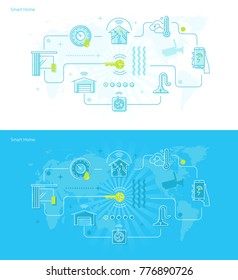 Connected smart home devices