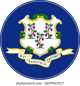 Connecticut Circle Flag, Connecticut Flag Symbol