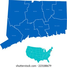 Connecticut Map