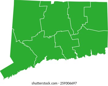 Connecticut map