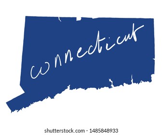 Connecticut map colored flag vector illustration of the country and its islands
An illustrated map silhouette