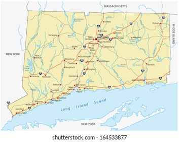 Connecticut Road Map