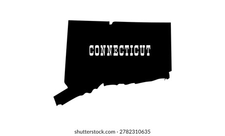 Connecticut state symbol, color vector illustration