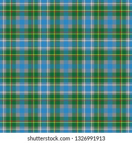 Connecticut's Tartan. Seamless pattern for tartan of U.S. state Connecticut for fabric, kilts, skirts, plaids. Frequent, small weaving. 
