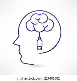 Connecting to the cloud service icon