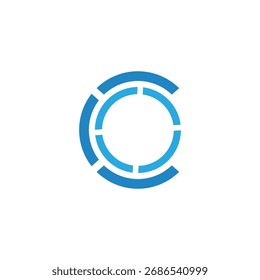 Connecting concept Logo icon template