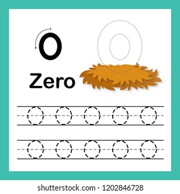Connecting dot and printable numbers exercise with lovely cartoon for preschool and kindergarten kids illustration, vector