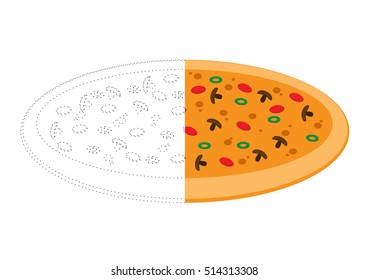 Connecting Dots and Coloring Pizza