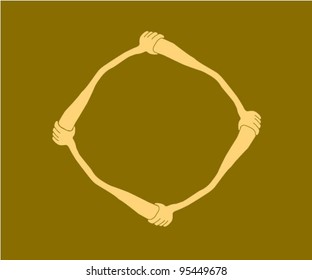 Connecting hands