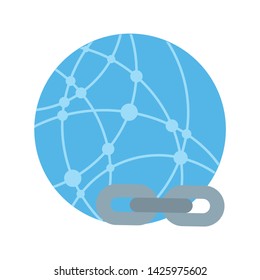 connecting icon. flat illustration of connecting vector icon for web