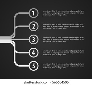 Connecting, Integrating Modern Design Layout (Grey Shades) | EPS10 Vector