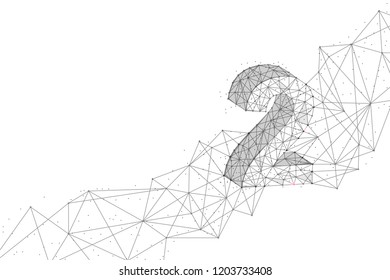 connecting lines and dots with two number