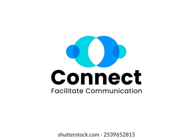 ilustração do ícone do vetor de logotipo de conexão