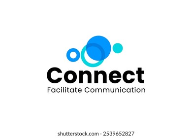 ilustração do ícone do vetor de logotipo de conexão