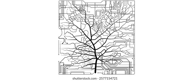 Connecting nature and technology through circuitry and trees
