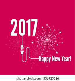 Connecting to the new year 2017. 