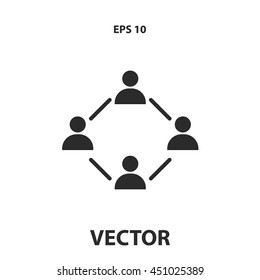 connecting people icon