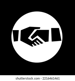 The connecting People icon edit logo with black background wallpaper silhouette simple design template