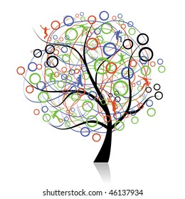 Connecting peoples, web tree