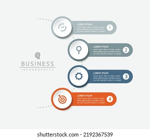 Connecting Steps business Infographic Template