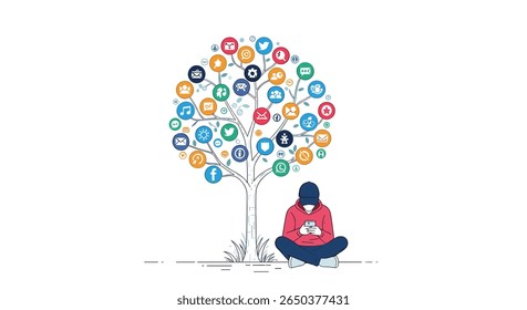Connecting with the World Through Social Media Trees and Personal Growth