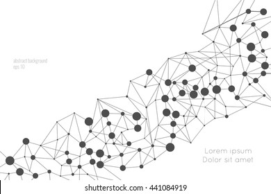 Connection abstract background. Stock vector.