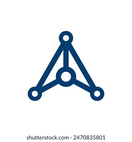 Connection Abstract Logo can be used for icon, sign, logo and etc.
