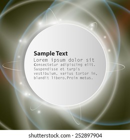 Connection background with place for text, vector illustration.