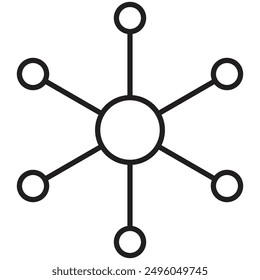 the connection of business team, the network of internet, web connected with the dot, the social media sign for communication
