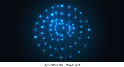 The connection of business team, the network of internet, web connected with the dot, the social media sign for communication
