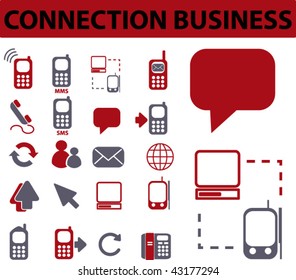 connection business. vector