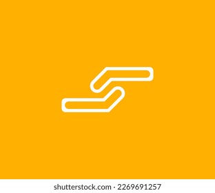 plantilla de logotipo de vector de conexión y cuidado.