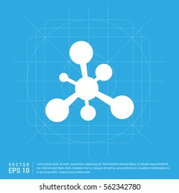 connection of cells molecule icon