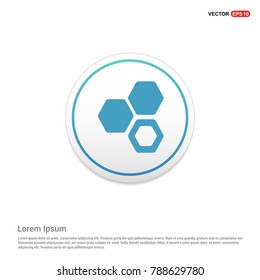 connection of cells molecule icon Background icon template
