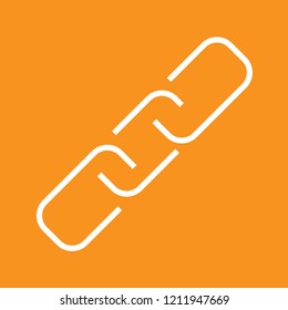 Connection, chain, link icon, stock vector illustration, EPS10. 