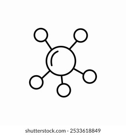 Verbindungsdiagramm, Symbolzeichen, Vektor