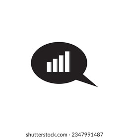 Design-Icon-Illustration des Verbindungschats.