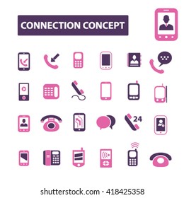connection concept icons

