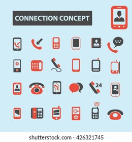 connection concept icons

