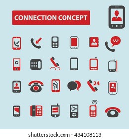 connection concept icons

