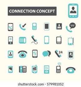 connection concept icons