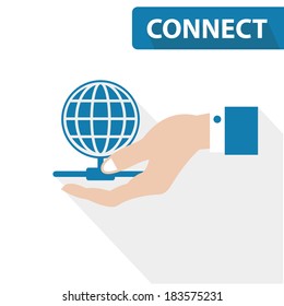Connection Concept,vector