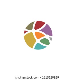 connection data logo design vector template sign