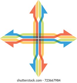 Connection. Digital Network Connections. Abstract technology icon
